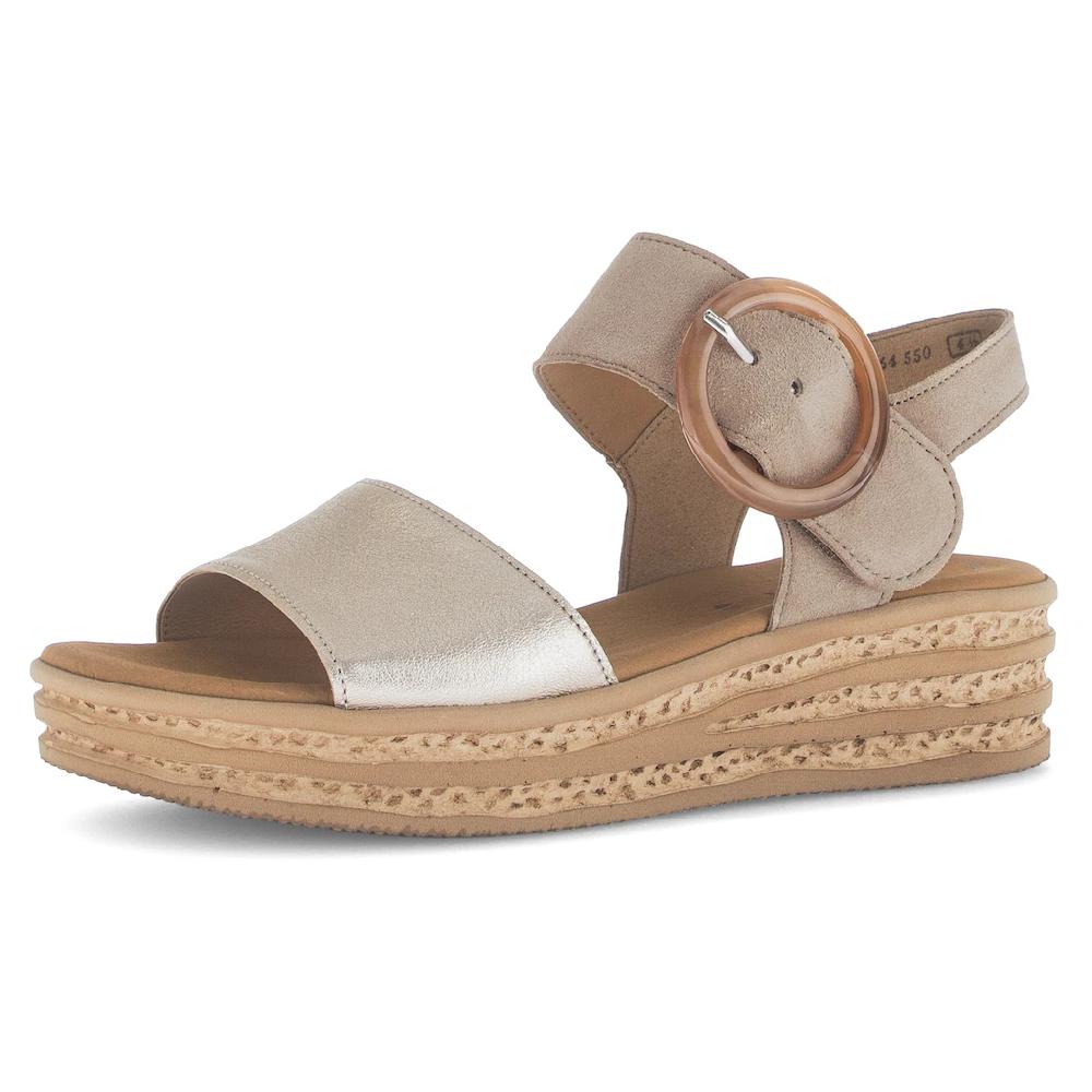 Gabor Keilsandalette Sommerschuh Sandale Keilabsatz mit Zierschnalle kaufen