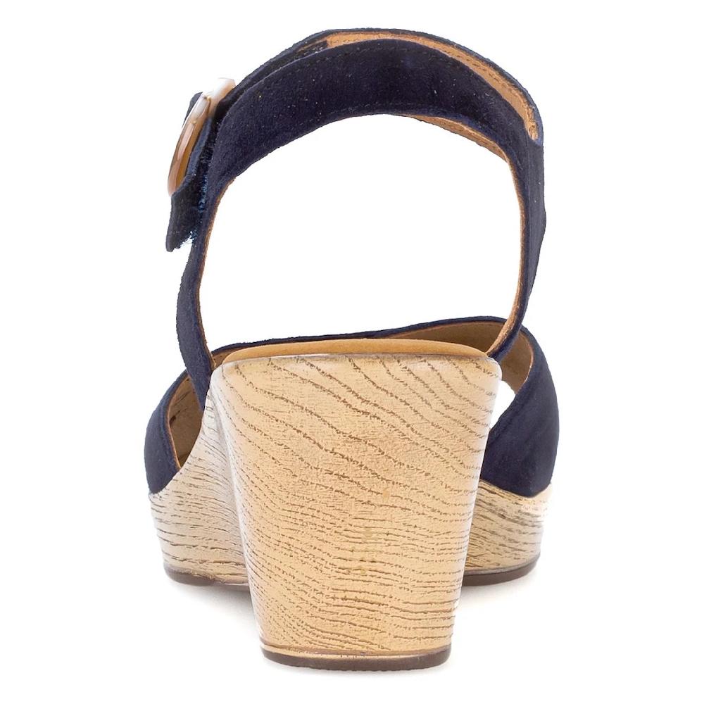 Gabor Keilsandalette Sommerschuh Sandale Riemchensandalette Mit Keilabsatz In Holzoptik Bestellen