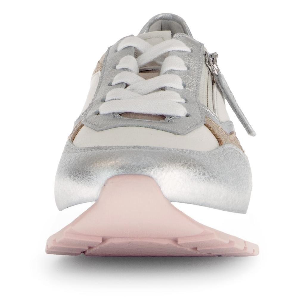 Gabor Keilsneaker »FLORENZ« Freizeitschuh Halbschuh Schnürer Kontrastbesätze Weite G (=weit) ▷ Für