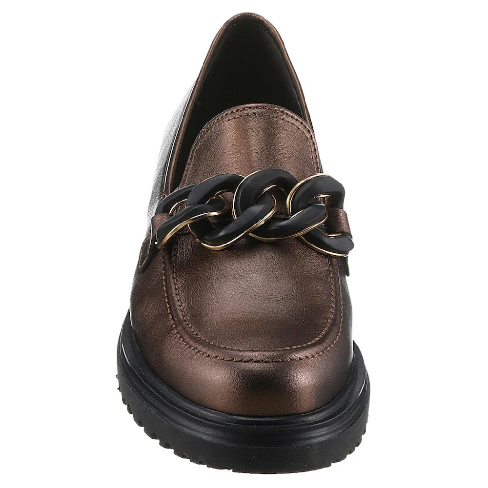 Gabor Loafer »Davos« Businessmode Slipper Schlupfschuh Halbschuh Weite H (sehr Weit) Online Bestellen