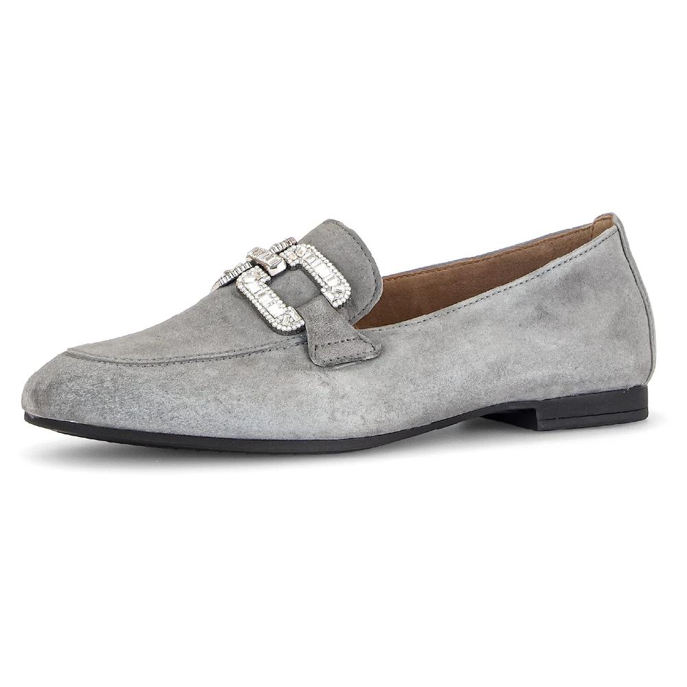 Gabor Loafer Slipper Festtagsschuh Schlupfschuh mit edlem Schmuckelement online kaufen