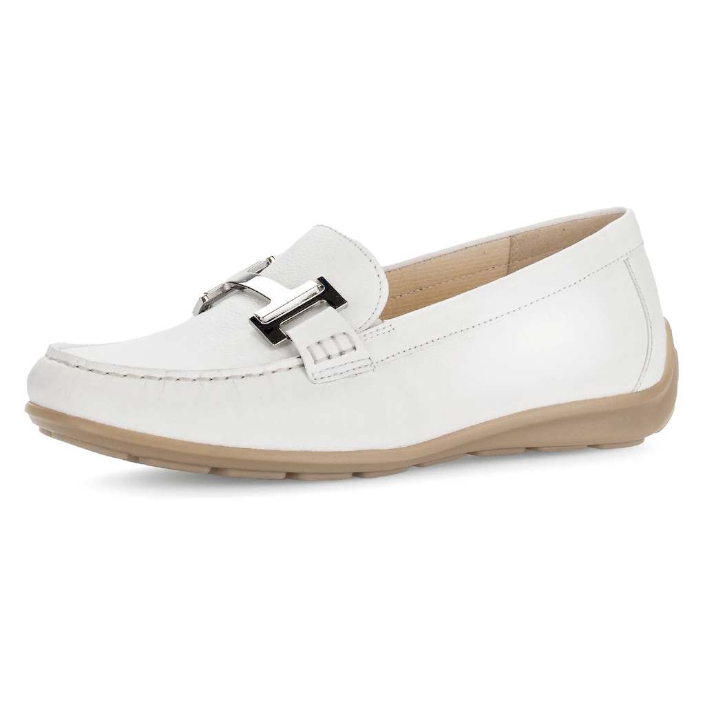 Gabor Mokassin »FLORENZ« Komfortschuh Bequemschuh Slipper in Weite G (=weit)