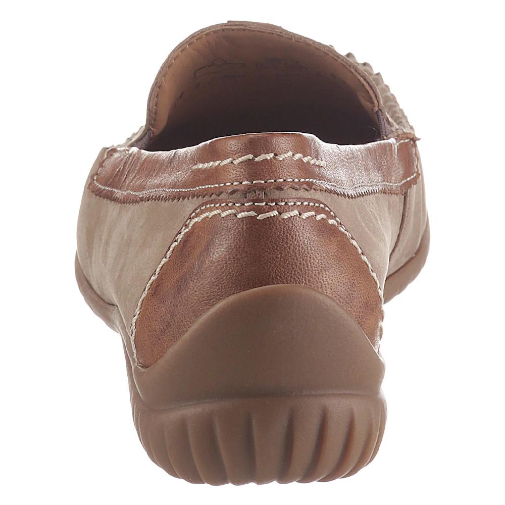 Gabor Mokassin »FLORENZ« Slipper Schlupfschuh Bequmschuh Mit Kontrastnaht Weite G (=weit)