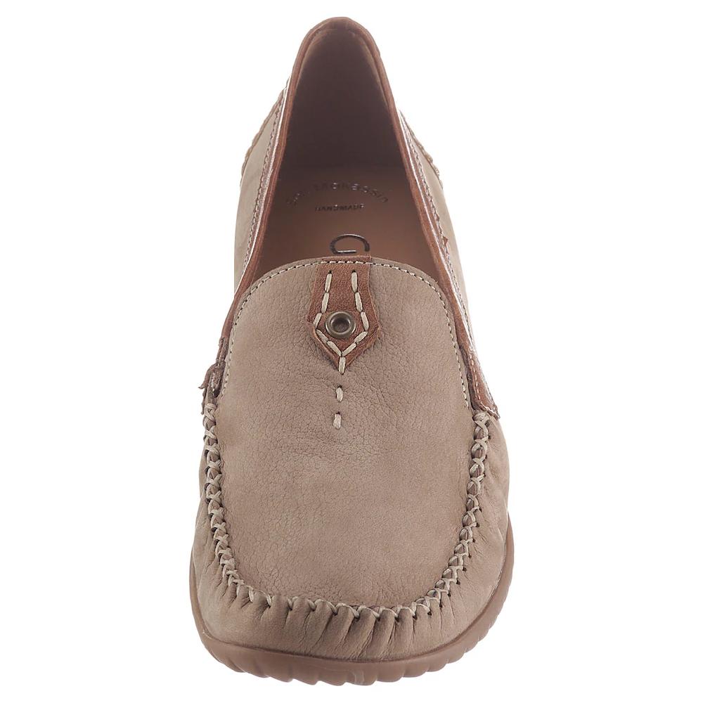 Gabor Mokassin »FLORENZ« Slipper Schlupfschuh Bequmschuh Mit Kontrastnaht Weite G (=weit)