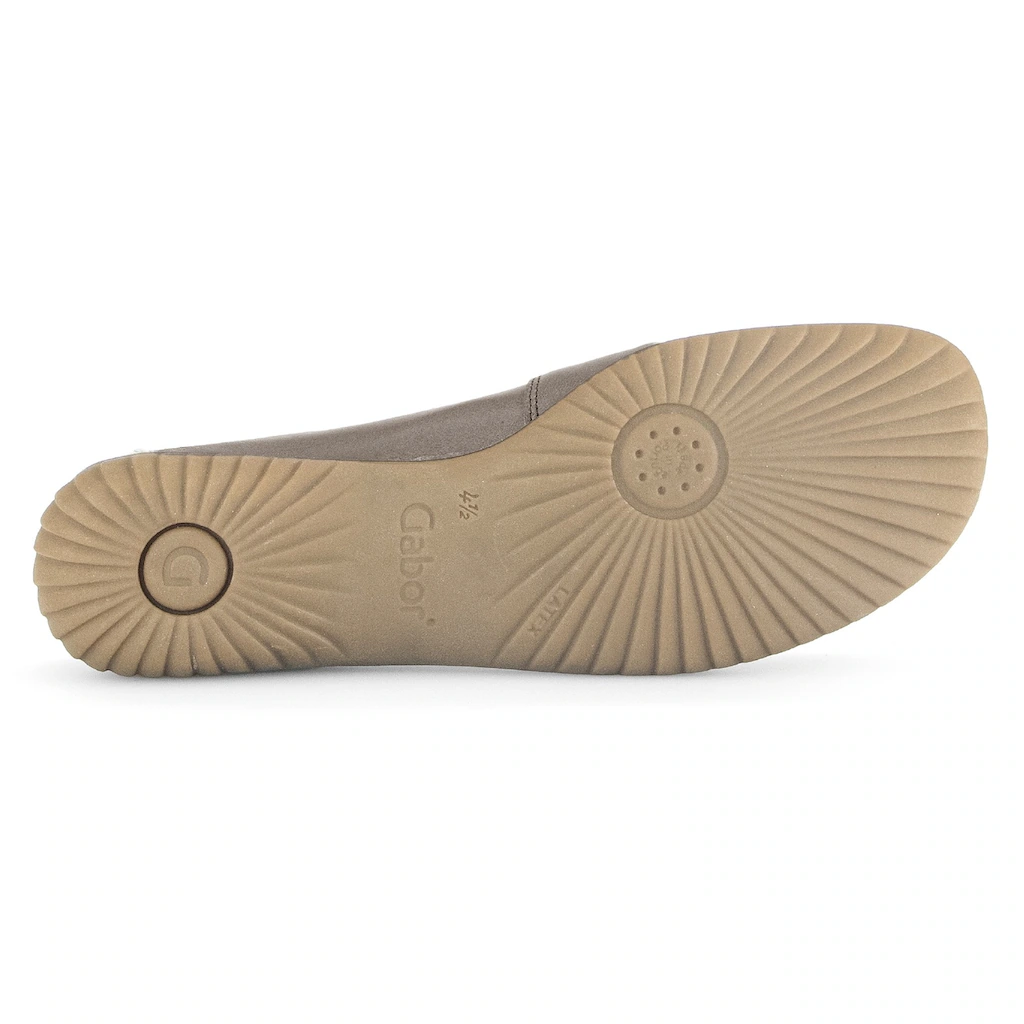 Gabor Mokassin »FLORENZ« Slipper Schlupfschuh Mit Gummizug Weite G (=weit) Online Kaufen