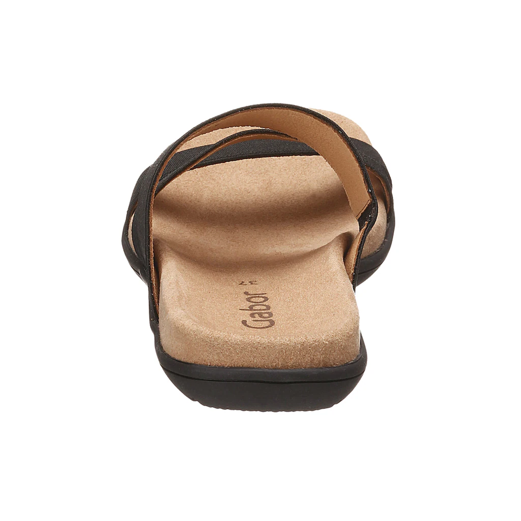 Gabor Pantolette Keilabsatz Sommerschuh Schlappen Mit Atmungsaktivem Lederfutter Bestellen