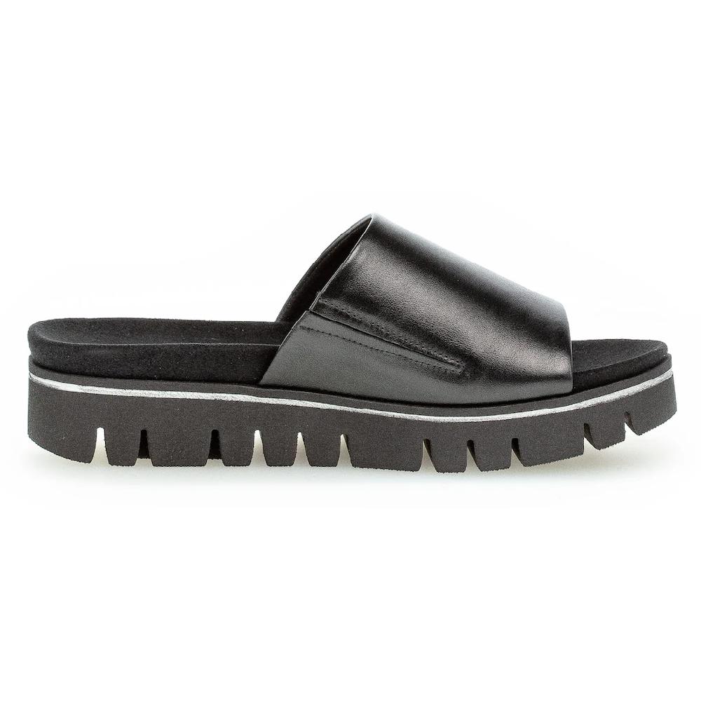 Gabor Pantolette Plateau Sommerschuh Schlappen In Komfortschuhweite G (=weit) Kaufen