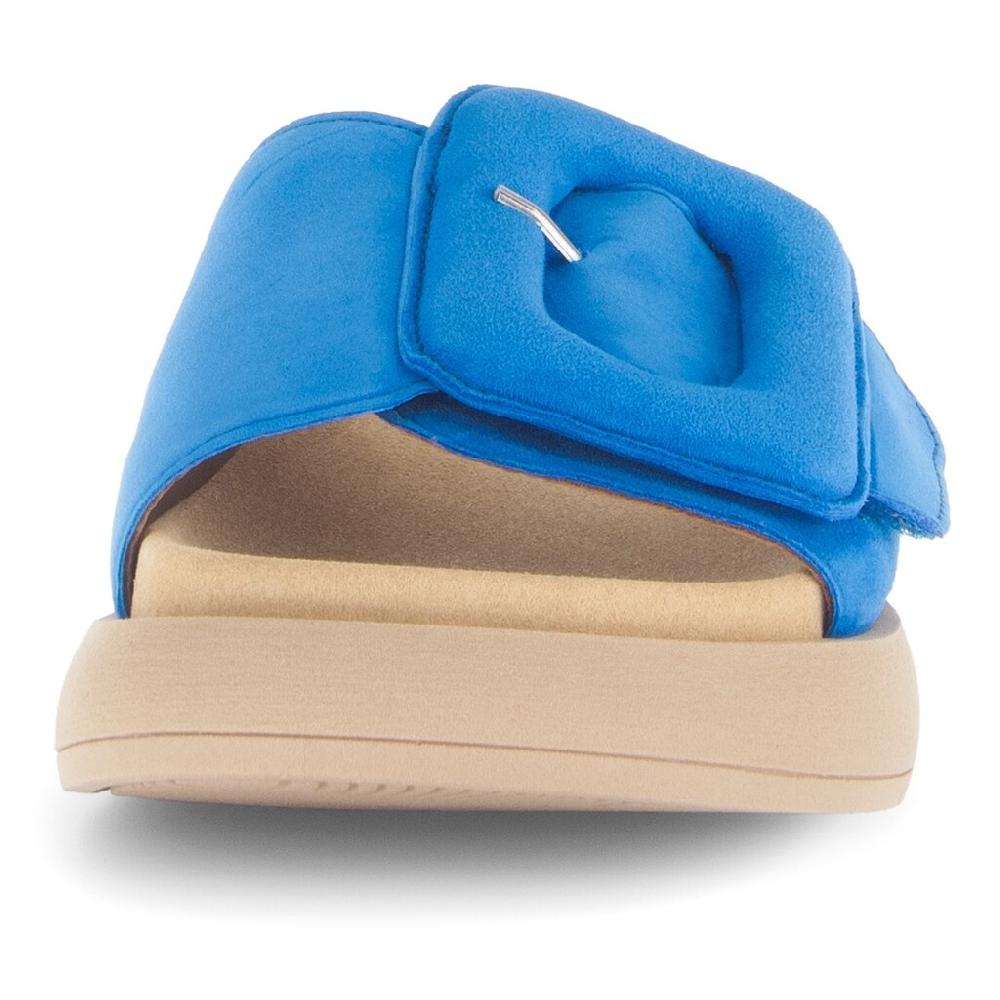 Gabor Pantolette Plateau Sommerschuh Schlappen Mit Großer Zierschnalle Kaufen