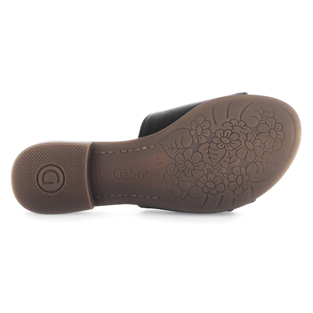 Gabor Pantolette »RHODOS« Blockabsatz Sommerschuh Komfortschuh In Weite G (= Weit)
