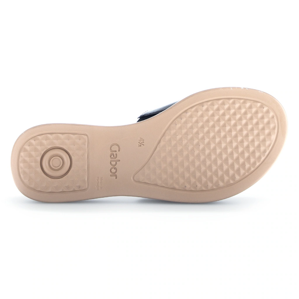 Gabor Pantolette »RHODOS« Sommerschuh Komfortschuh Kleiner Stretcheinsatz Weite G (=weit)