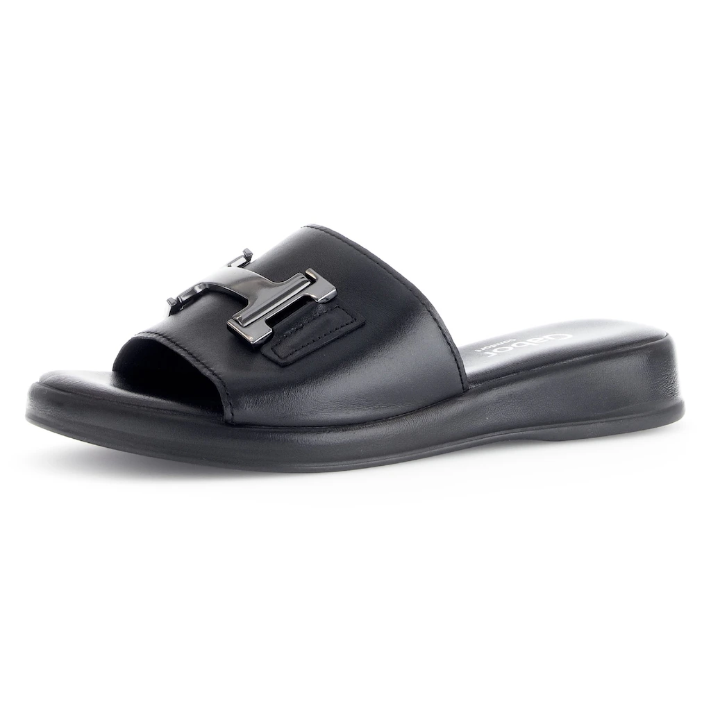 Gabor Pantolette »RHODOS« Sommerschuh Schlupfschuh Komfortschuh in Weite G (=weit)