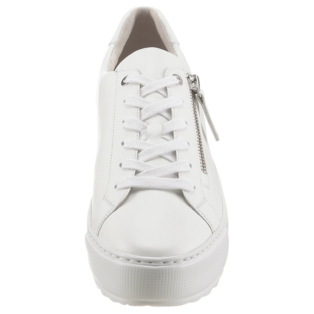 Gabor Plateausneaker »FLORENZ« In Schuhweite G (=weit) Freizeitschuh Halbschuh Schnürschuh