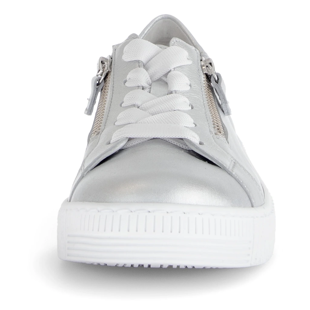 Gabor Plateausneaker Freizeitschuh Halbschuh Schnürschuh Mit Dezenten Ziernähten