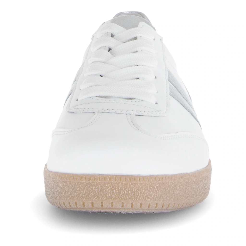 Gabor Plateausneaker Freizeitschuh Halbschuh Schnürer Kontrastbesatz In Metallic-Optik