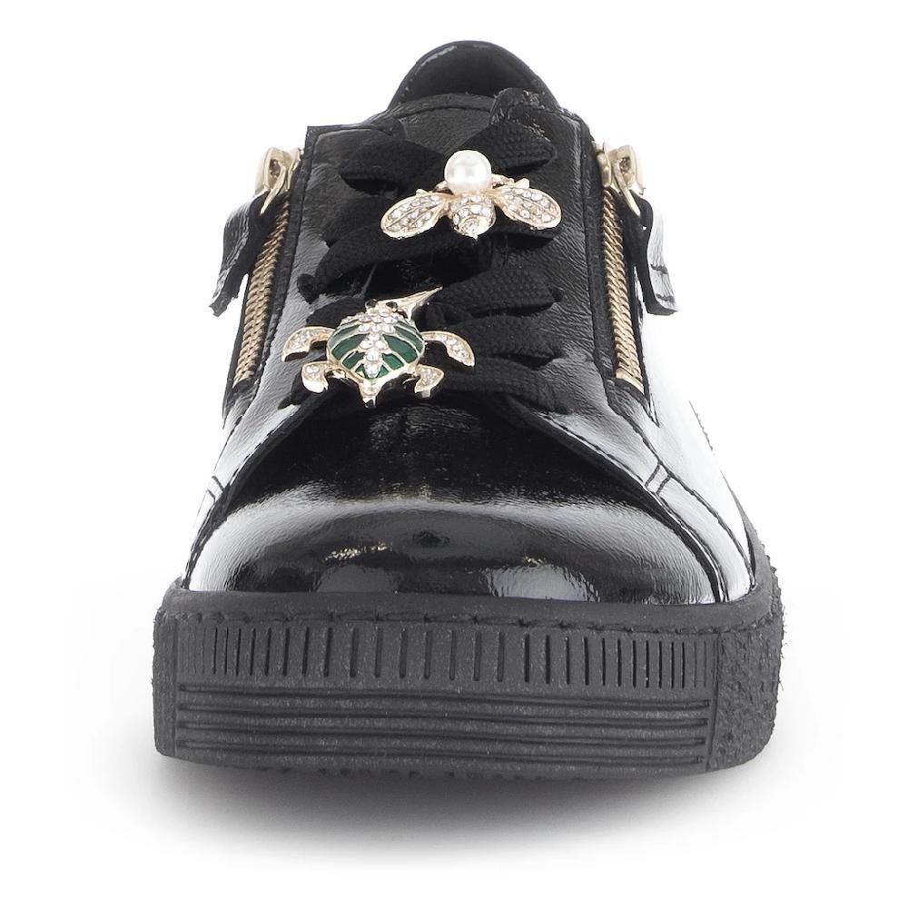 Gabor Plateausneaker Freizeitschuh Halbschuh Schnürer Mit Edlen Schmuck-Tiermotiven Online Bestellen