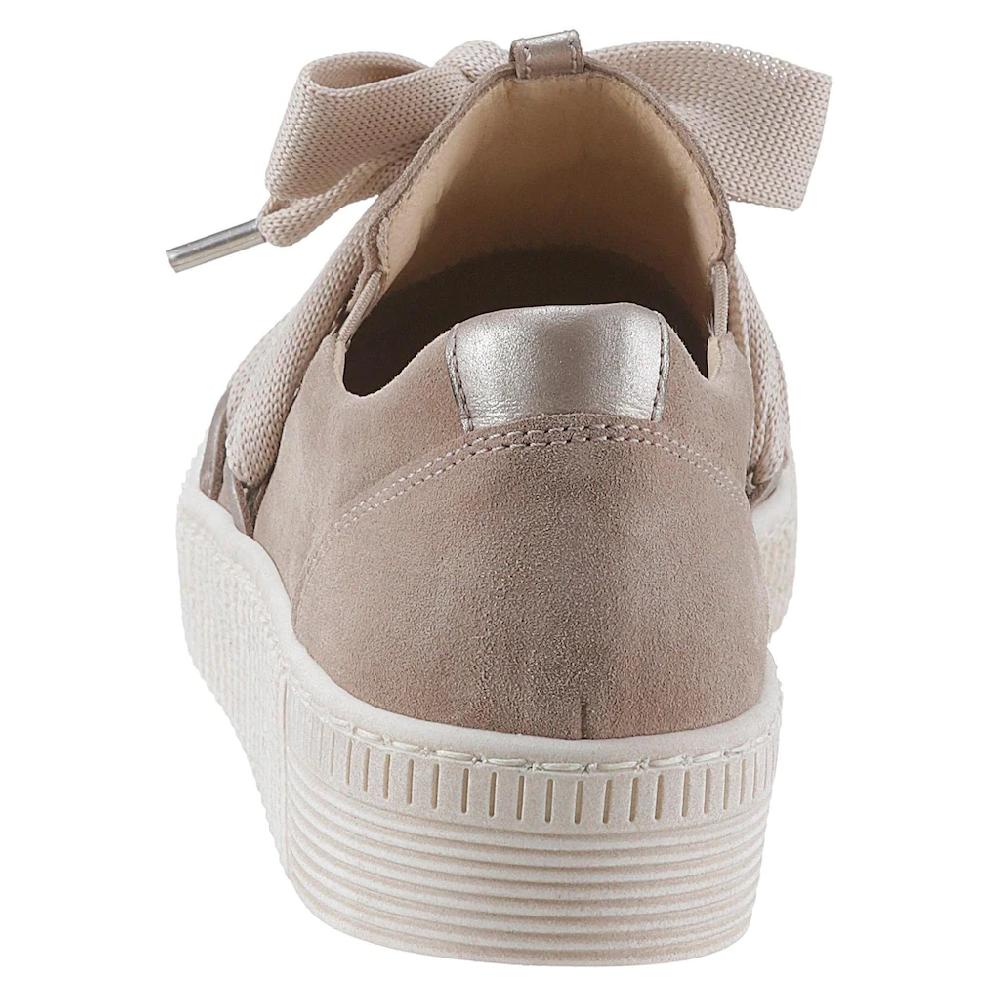 Gabor Plateausneaker Schnürschuh Halbschuh Slipper Mit Aufgesetzter Zierschnürung