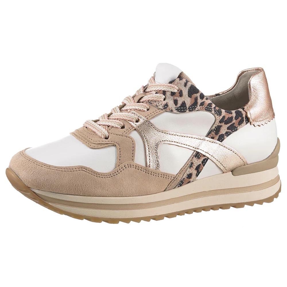 Gabor Plateausneaker »TURIN« Freizeitschuh Halbschuh Schnürer Komfortweite H (=sehr weit)