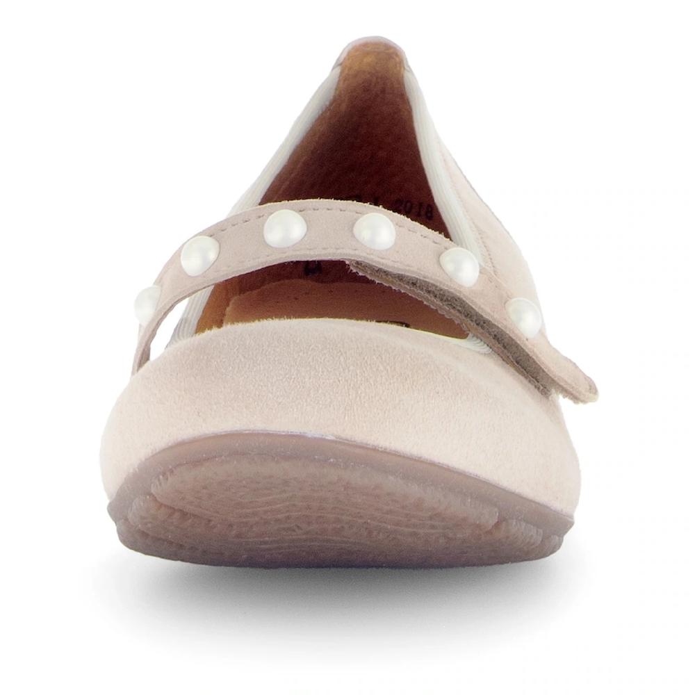 Gabor Riemchenballerina Businesschuh Kettschuh Mit Hovercraft-Luftkammer-Laufsohle