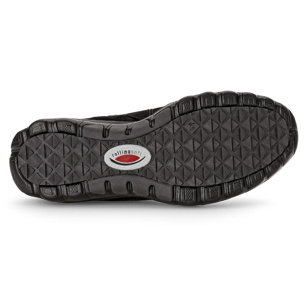 Gabor Rollingsoft Chelseaboots Keilabsatz Komfortschuh Stiefelette Logoschrifzug An Der Ferse ▷ Für