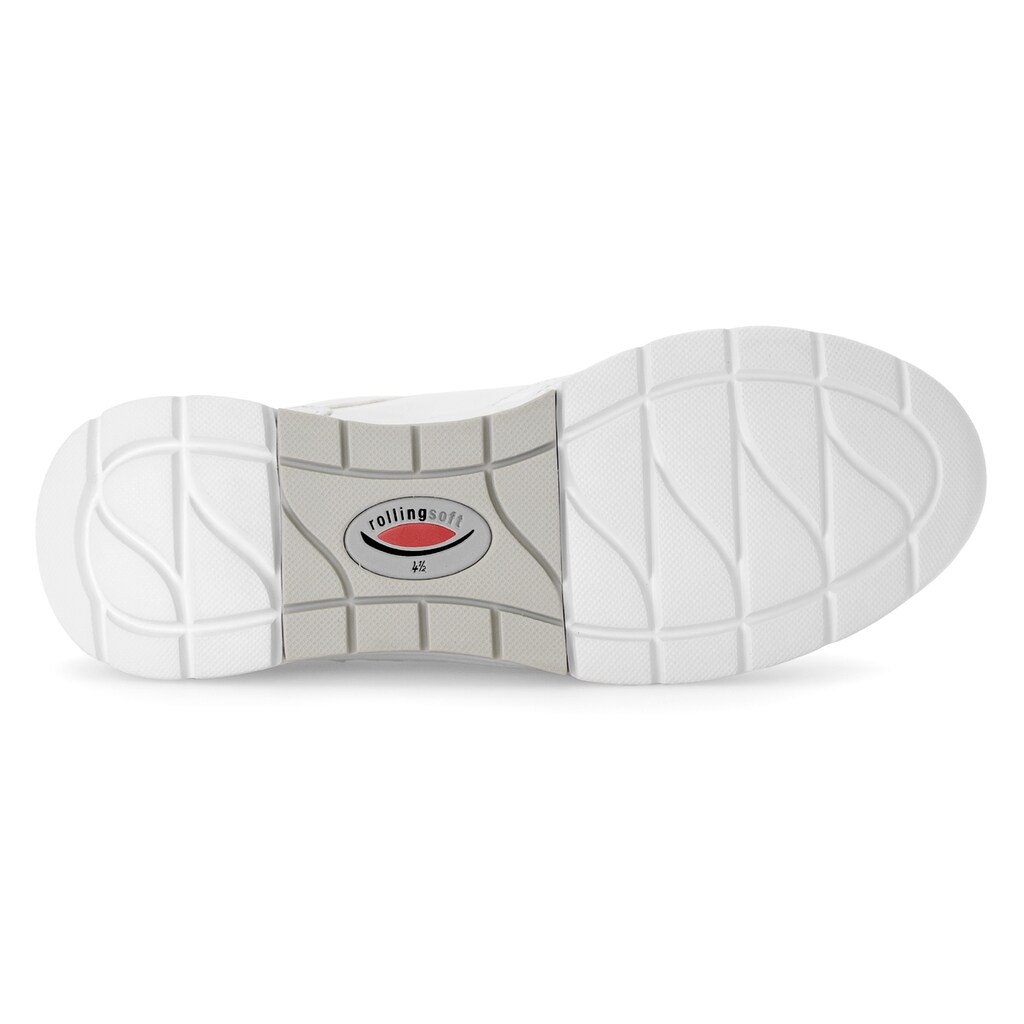 Gabor Rollingsoft Keilsneaker Freizeitschuh Halbschuh Schnürer Herausnehmbares Wechselfußbett