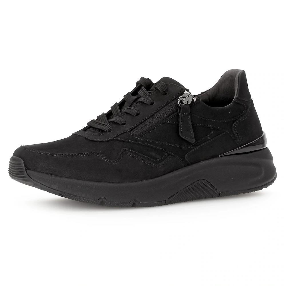 Gabor Rollingsoft Keilsneaker Freizeitschuh Halbschuh Schnürschuh Logoschriftzug an der Ferse online kaufen