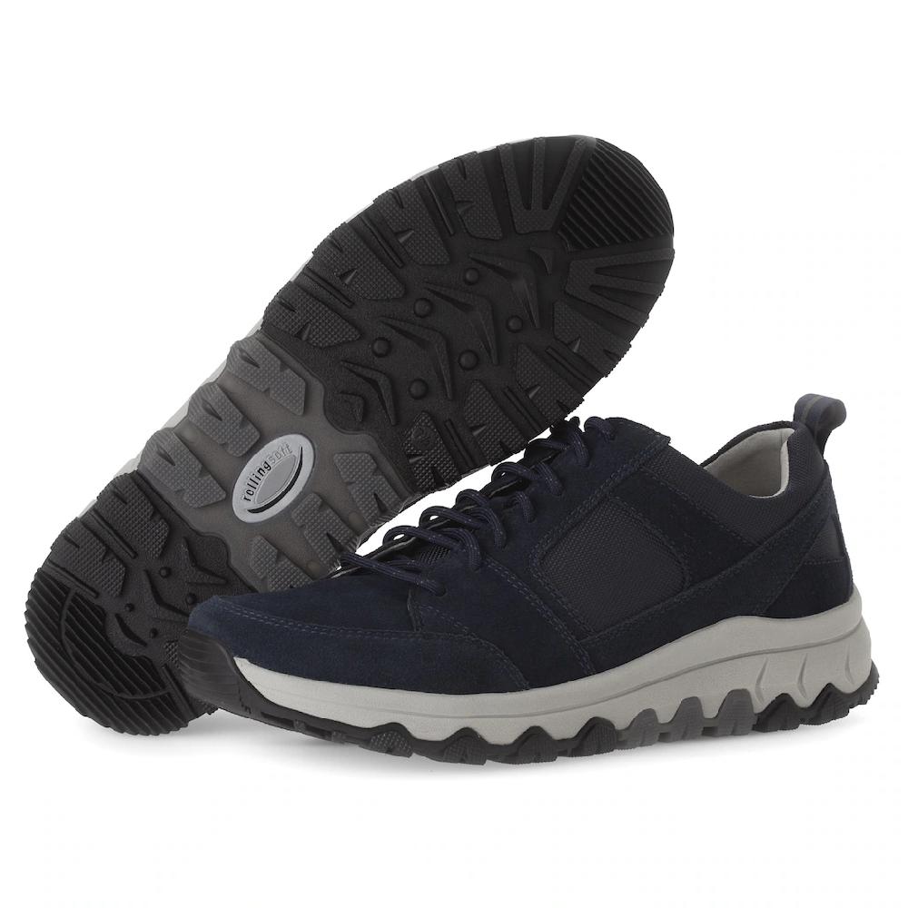 Gabor Rollingsoft Keilsneaker Freizeitschuh Halbschuh Schnürschuh Mit Ziernähten Weite G