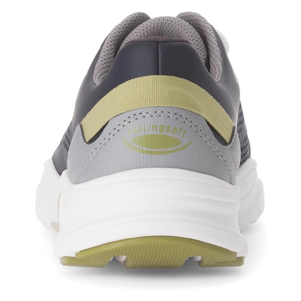 Gabor Rollingsoft Keilsneaker Freizeitschuh Halbschuh Schnürschuh Mit Kontrastbesätzen Weite G