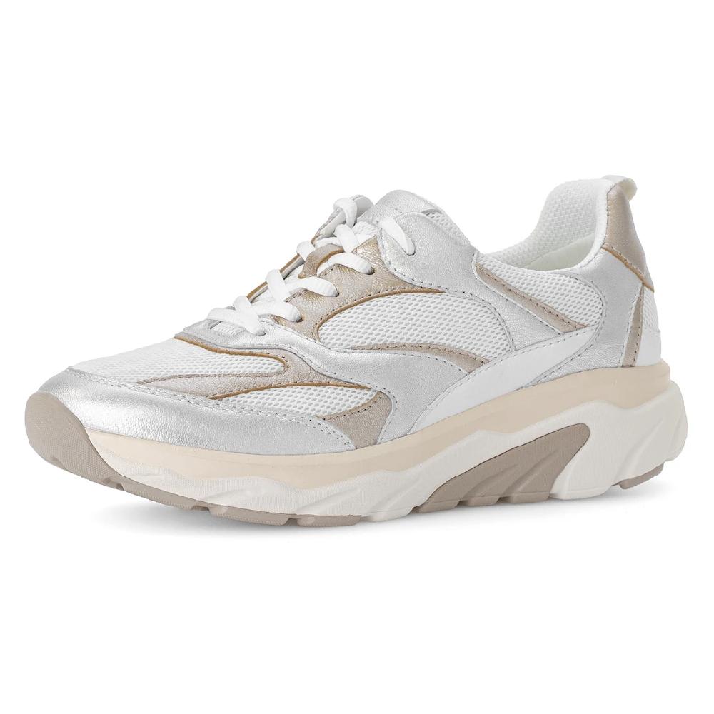 Gabor Rollingsoft Keilsneaker Freizeitschuh Halbschuh Schnürschuh mit rollingsoft-Laufsohle ▷ für