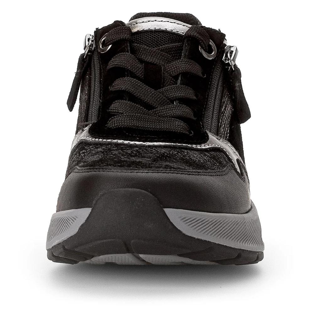 Gabor Rollingsoft Keilsneaker Keilabsatz Freizeitschuh Halbschuh Schnürschuh Kontrastbesätze Online Kaufen