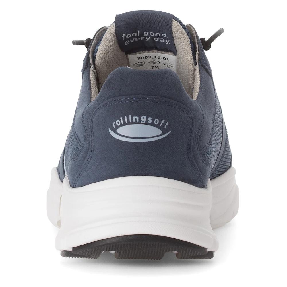 Gabor Rollingsoft Slip-On Sneaker Freizeitschuh Halbschuh Slipper Mit Logo An Der Ferse Weite G