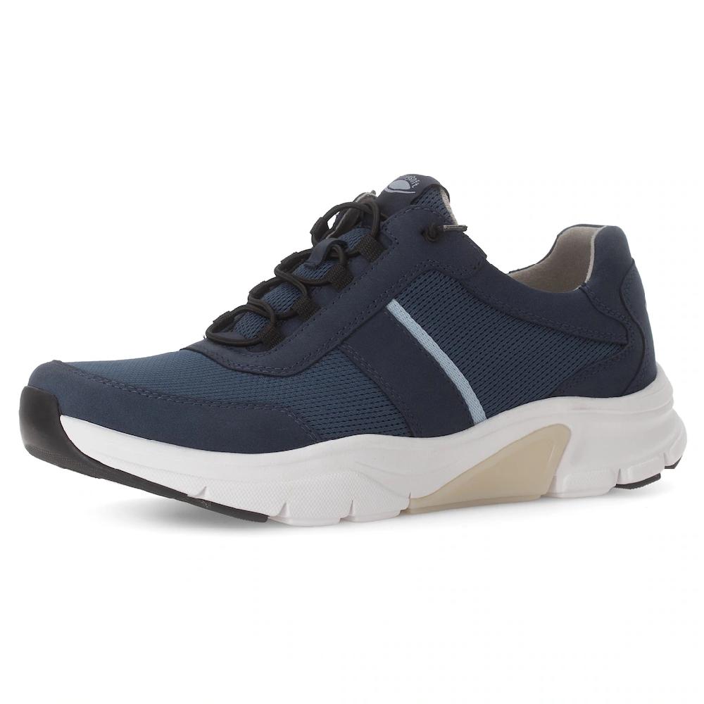 Gabor Rollingsoft Slip-On Sneaker Freizeitschuh Halbschuh Slipper mit Logo an der Ferse Weite G
