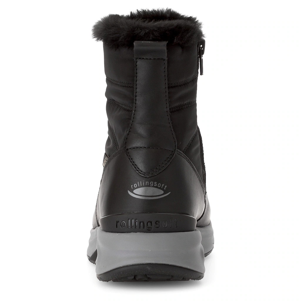 Gabor Rollingsoft Winterboots Keilabsatz Schnürboots Outdoorsch Ösen Bergsteigerlook Kaufen