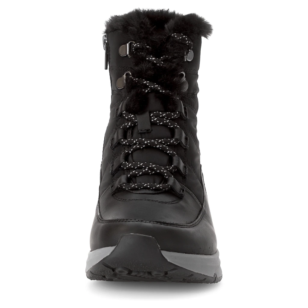 Gabor Rollingsoft Winterboots Keilabsatz Schnürboots Outdoorsch Ösen Bergsteigerlook Kaufen