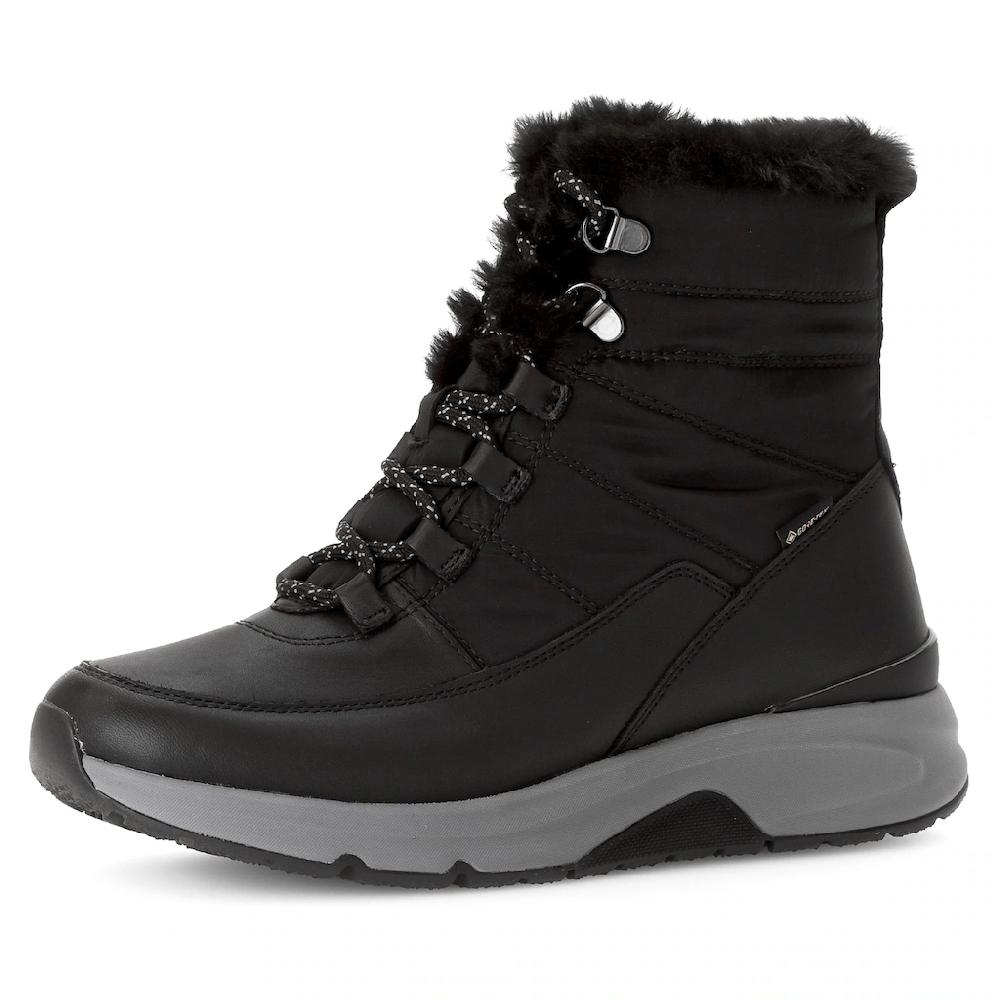 Gabor Rollingsoft Winterboots Keilabsatz Schnürboots Outdoorsch Ösen Bergsteigerlook kaufen