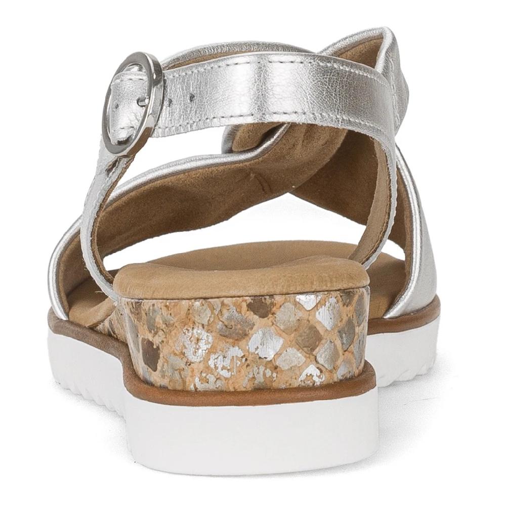 Gabor Sandalette »GENUA« Keilabsatz Sommerschuh Riemchensandale In Komfortweite G (=weit)