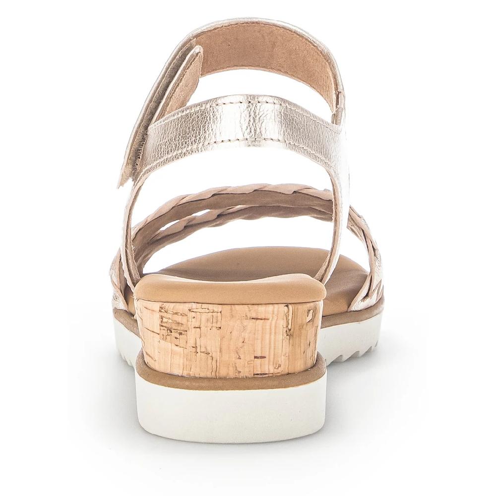 Gabor Sandalette »GENUA« Sommerschuh Sandale Keilabsatz Mit Klettverschluss Weite G Kaufen