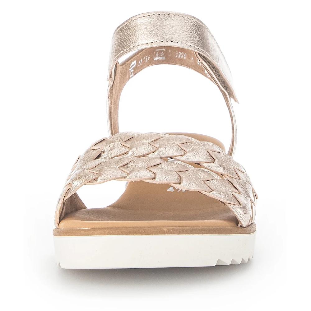 Gabor Sandalette »GENUA« Sommerschuh Sandale Keilabsatz Mit Klettverschluss Weite G Kaufen