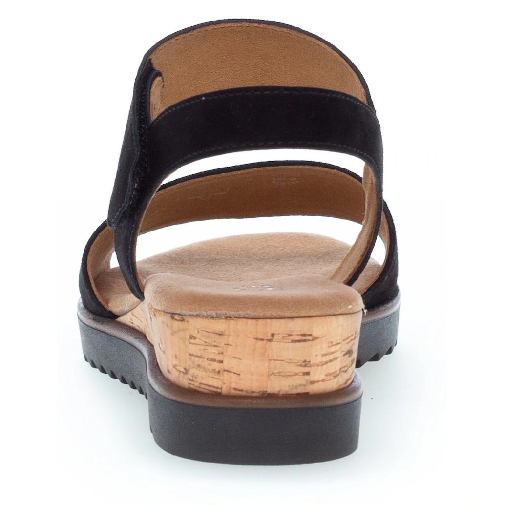 Gabor Sandalette »GENUA« Sommerschuh Sandale Keilabsatz Mit Kleinem Stretch Weite G Online Kaufen