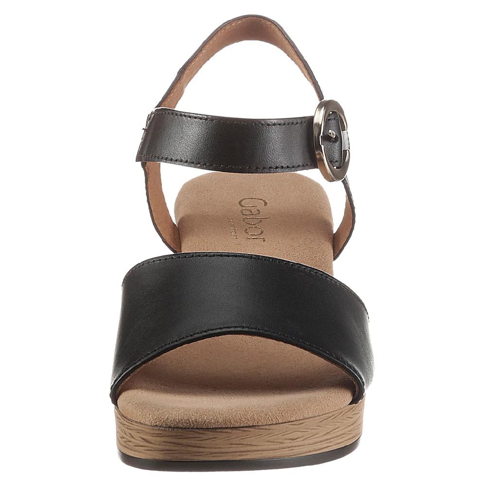 Gabor Sandalette »KRETA« Blockabsatz Sommerschuh Sandale Mit Zierschnalle Weite G (weit)