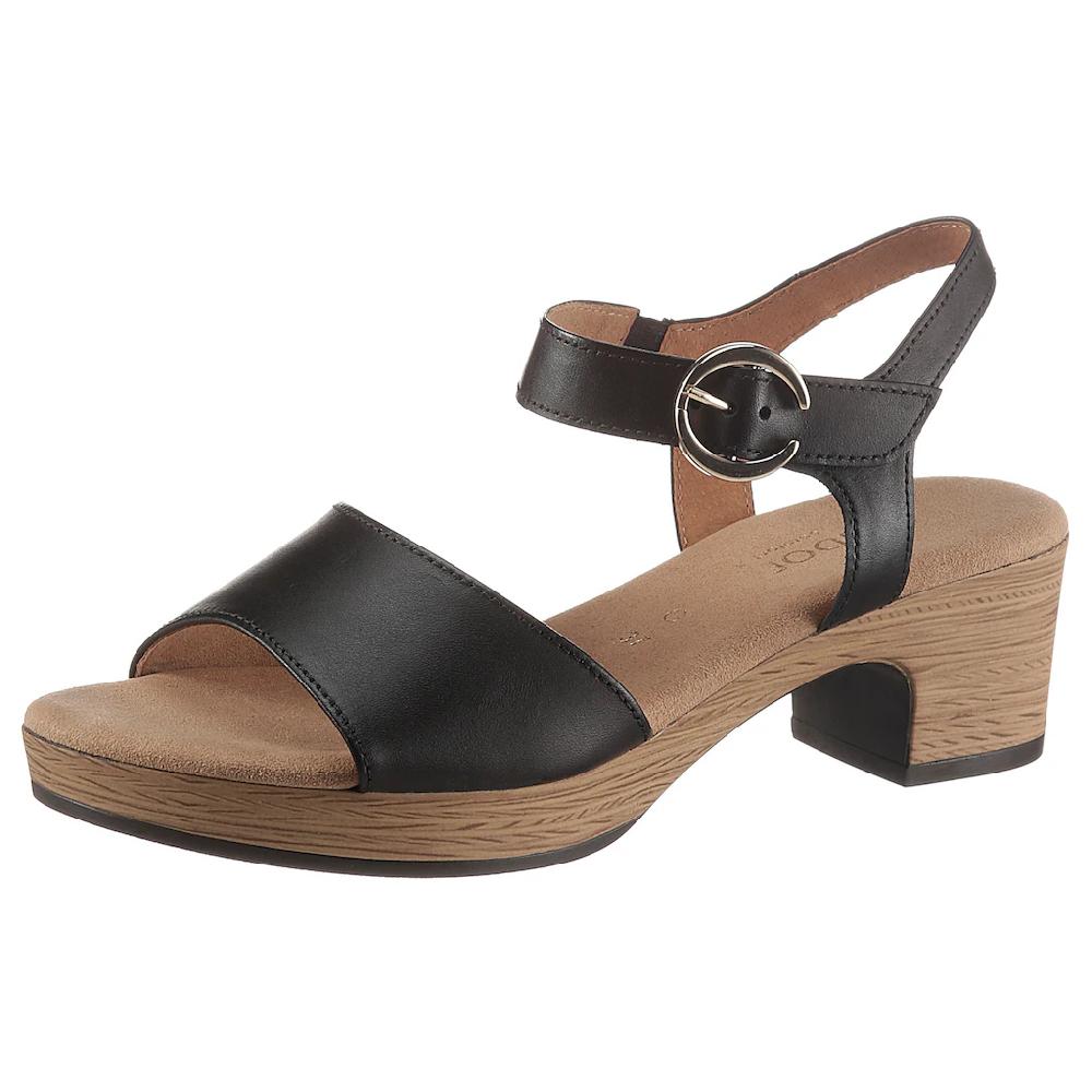 Gabor Sandalette »KRETA« Blockabsatz Sommerschuh Sandale mit Zierschnalle Weite G (weit)