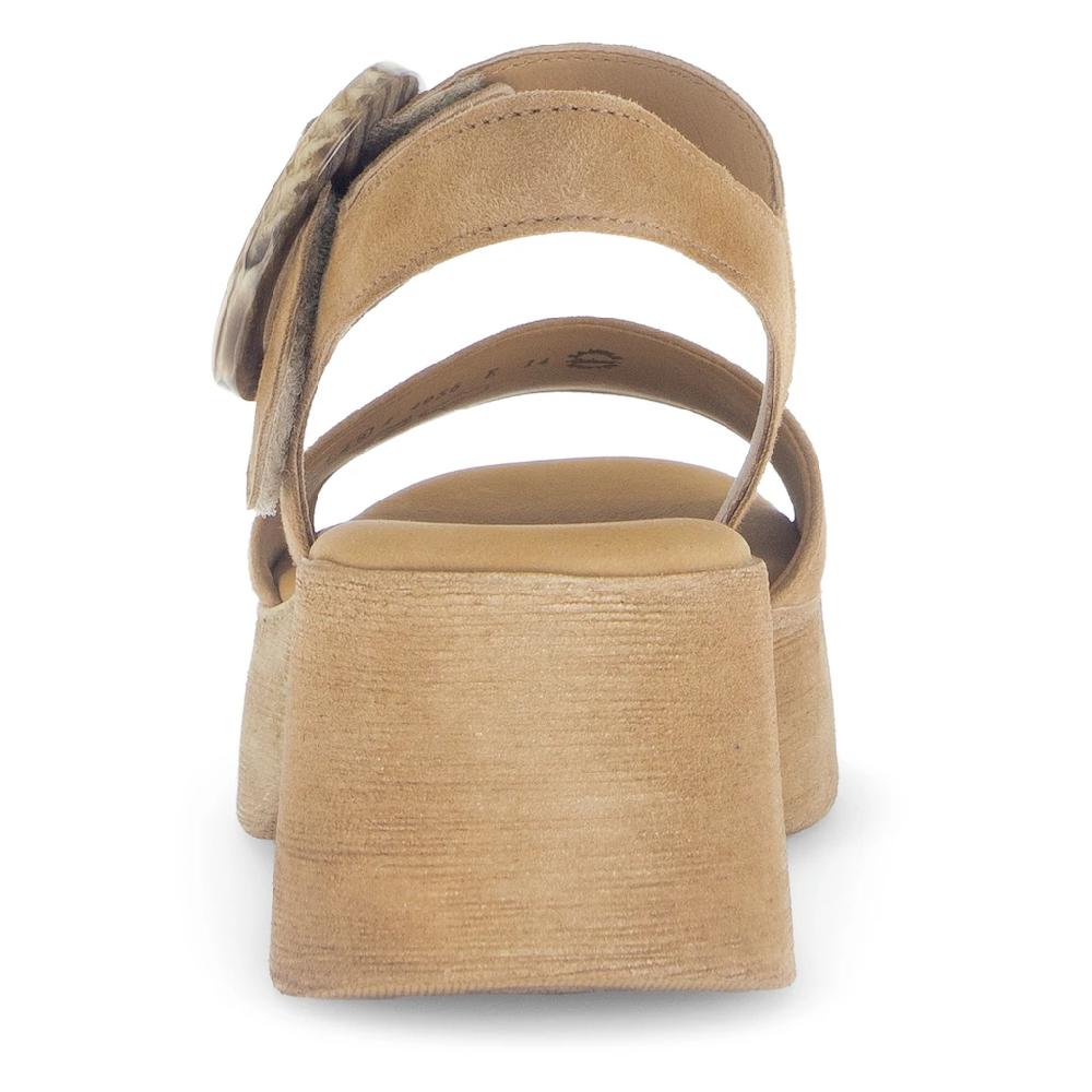 Gabor Sandalette Sommerschuh Riemchensandale Mit Plateau In Holzoptik Online Kaufen