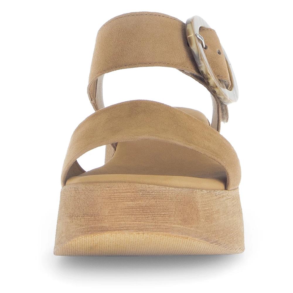 Gabor Sandalette Sommerschuh Riemchensandale Mit Plateau In Holzoptik Online Kaufen