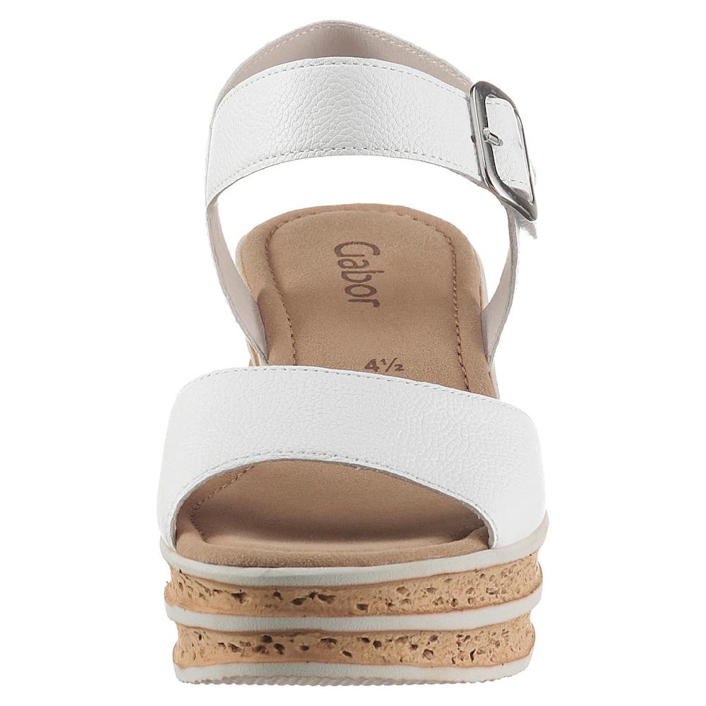 Gabor Sandalette Sommerschuh Sandale Keilabsatz Mit Besonderer Absatzgestaltung Online Bestellen