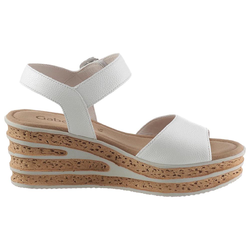 Gabor Sandalette Sommerschuh Sandale Keilabsatz Mit Besonderer Absatzgestaltung Online Bestellen