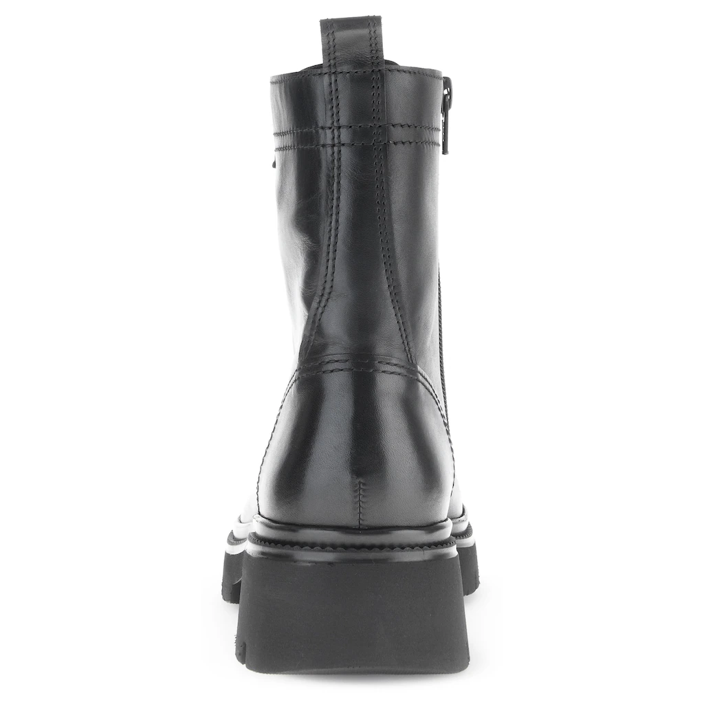 Gabor Schnürboots Blockabsatz Plateau Schnürstiefelette Mit Best Fitting Online Kaufen