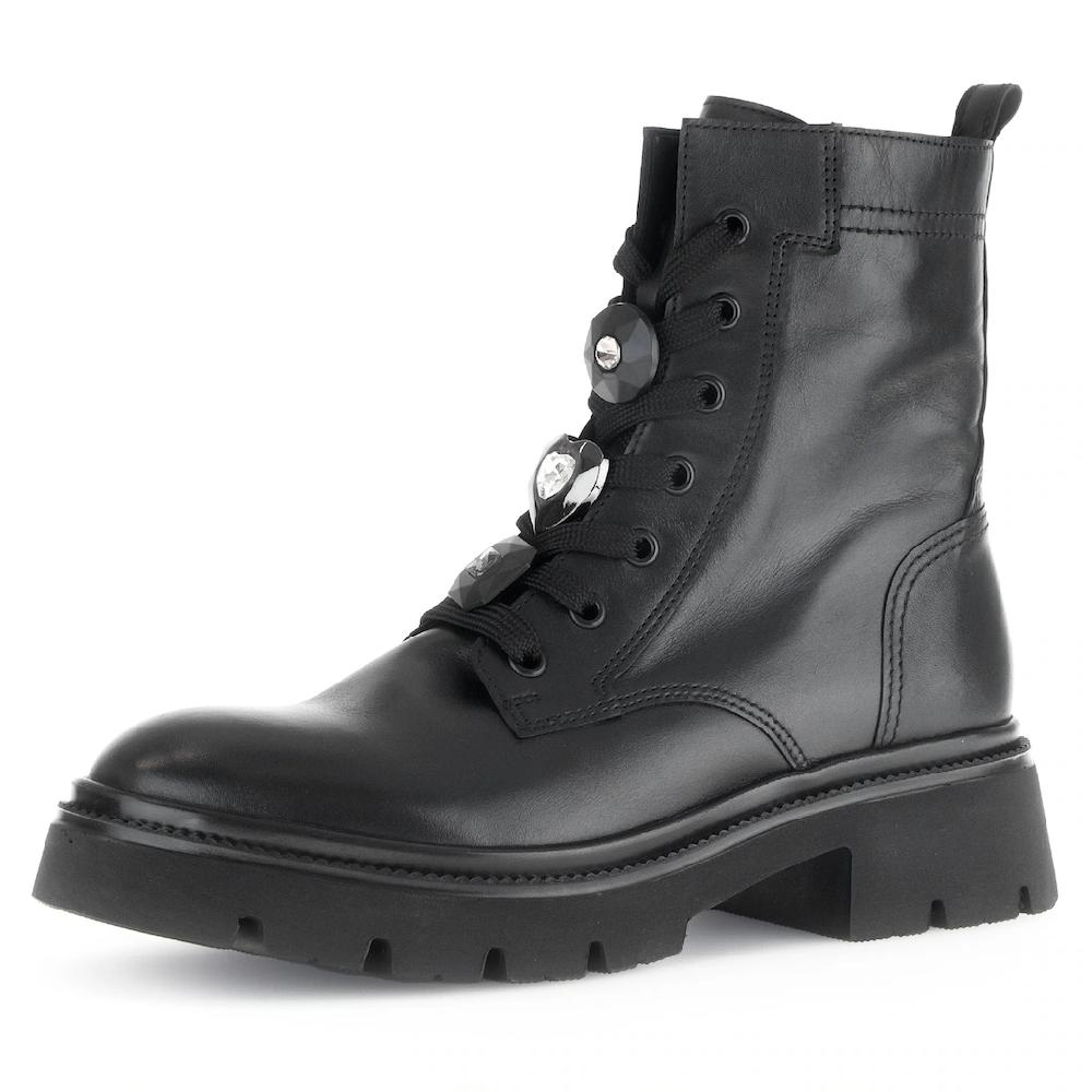 Gabor Schnürboots Blockabsatz Plateau Schnürstiefelette mit Best Fitting online kaufen