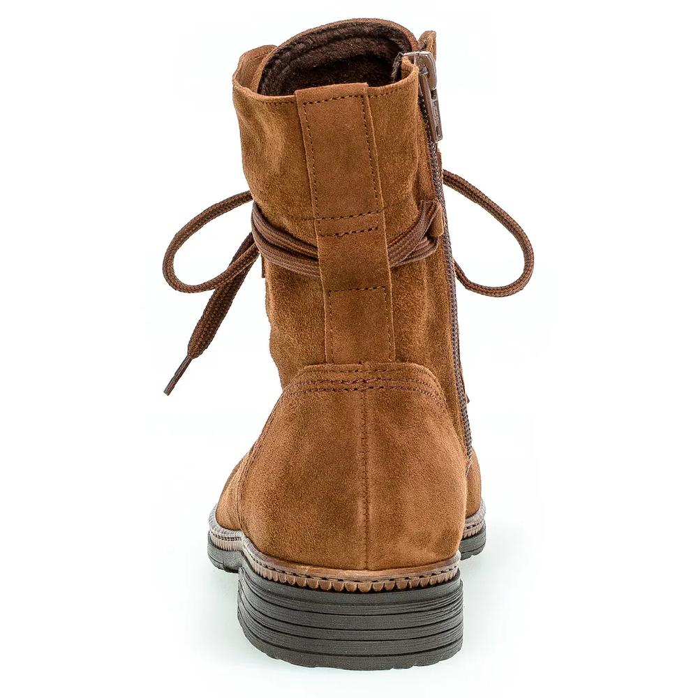Gabor Schnürboots Blockabsatz Schnürstiefelette Mit Schaftumwickelenden Schnürsenkeln ▷ Für