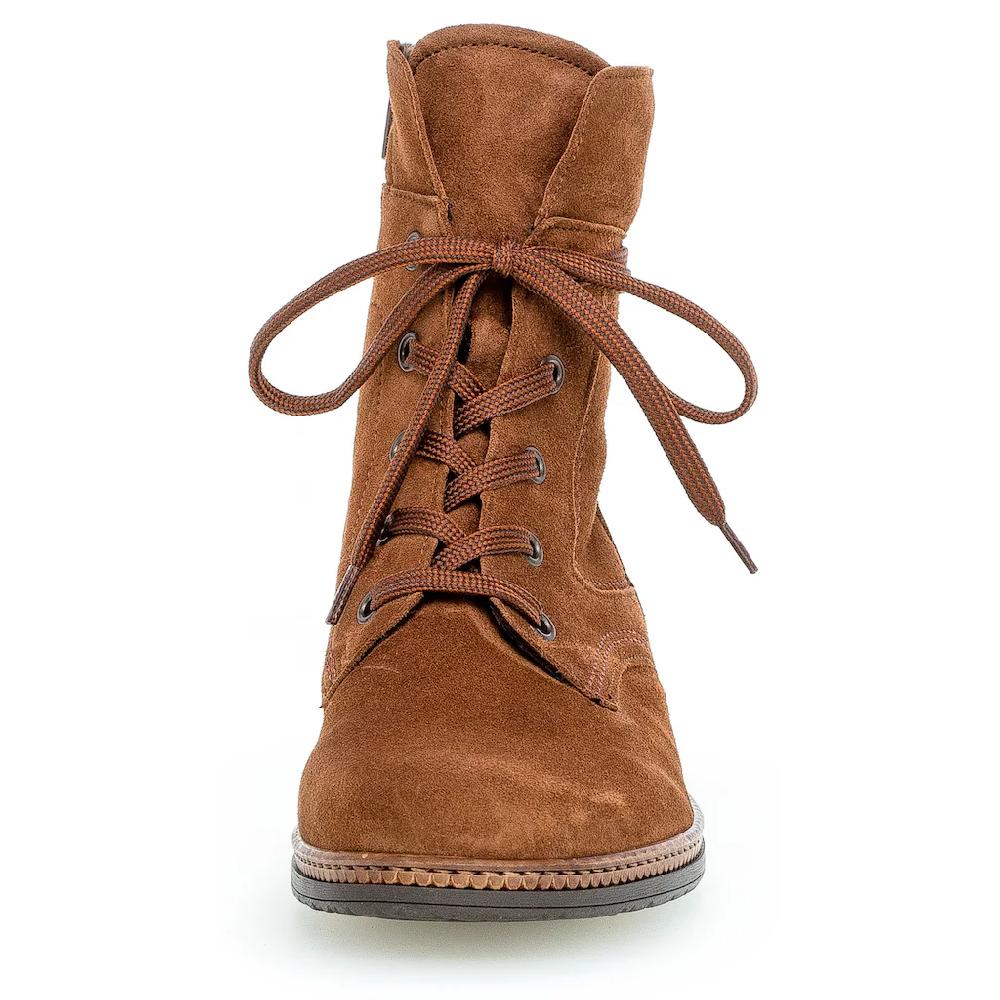 Gabor Schnürboots Blockabsatz Schnürstiefelette Mit Schaftumwickelenden Schnürsenkeln ▷ Für