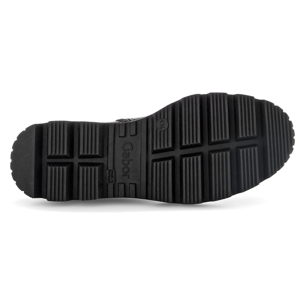 Gabor Schnürboots Plateau Schnürstiefelette Chunky Boots Mit Innenreißverschluss Online Kaufen