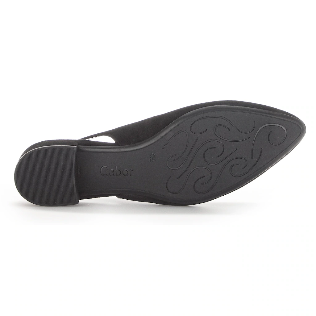 Gabor Slingpumps Abendschuh Sommerschuh Blockabsatz Mit Elastischem Riemchen Bestellen